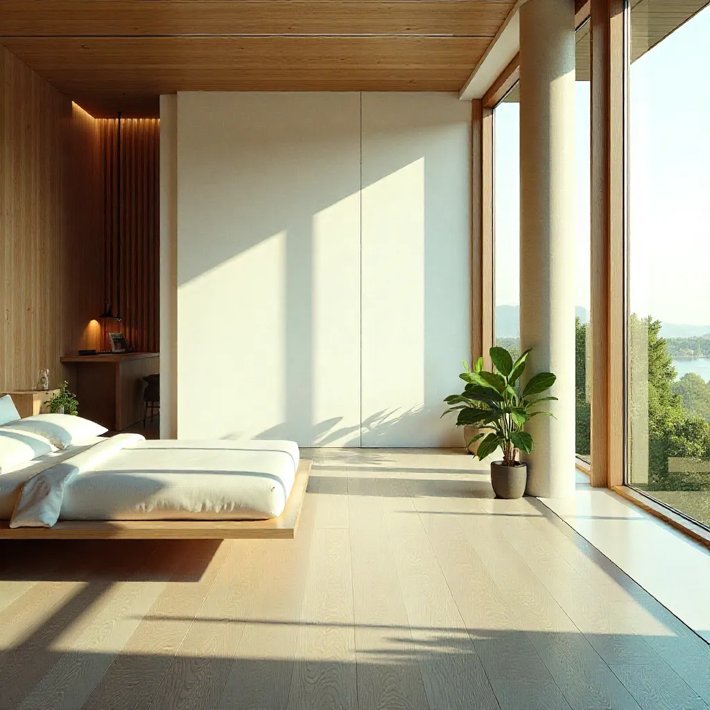 Luxurious curtains with elegant draping